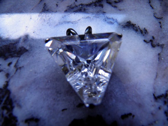 Pendant, Amazing Huge Simulated Diamond Pendant, … - image 4