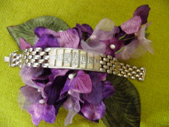 Chunky Bold Sterling Silver ID Bracelet - image 5