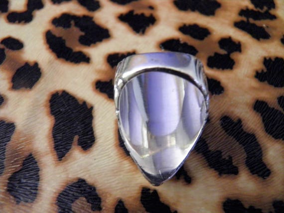 Massive Ring, Stunning Onyx and Sterling Silver - image 9