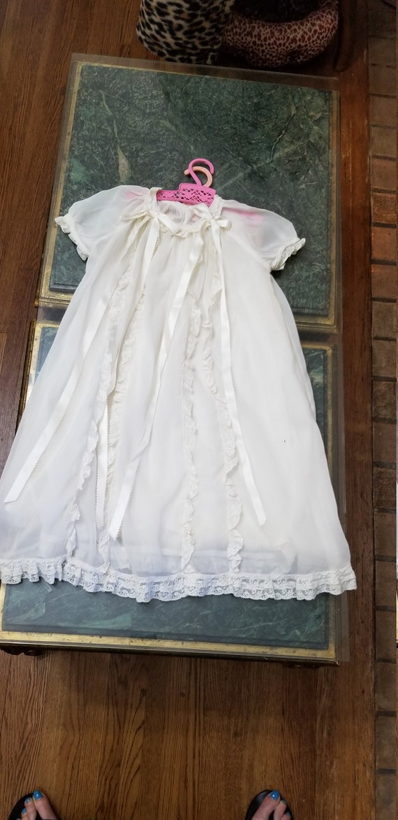 Christening Gown, Beautiful White Two Piece Victo… - image 8