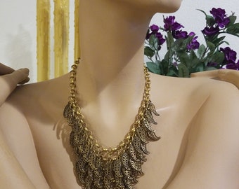 Necklace, Gold Filigree, Bridal