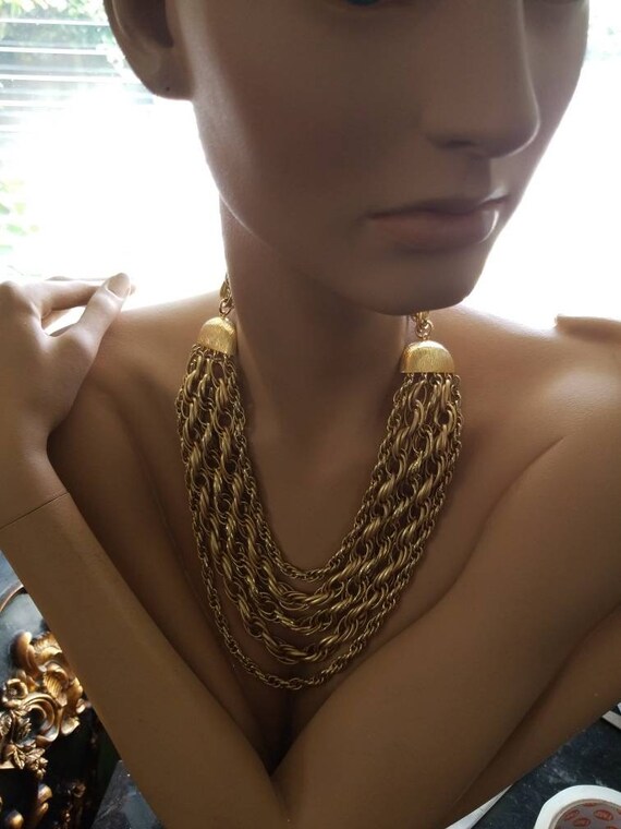 Bold Multi Chain Gold NECKLACE