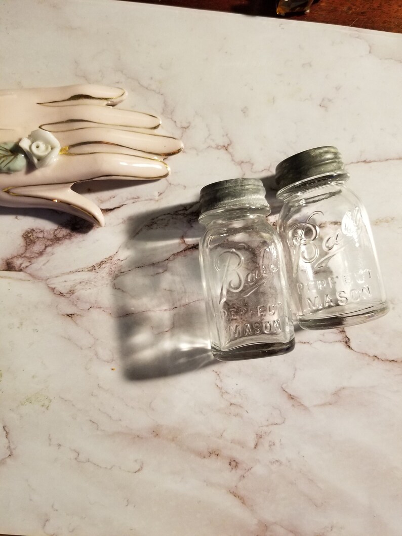 Collectible Bell Jar Salt and Pepper Shakers