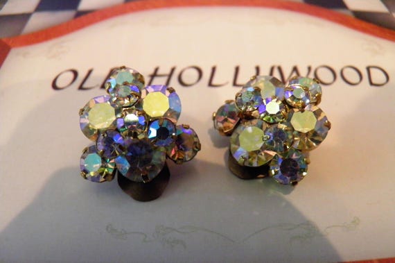 HOLD Vintage Rhinestone Juliana Clip Earrings - image 8