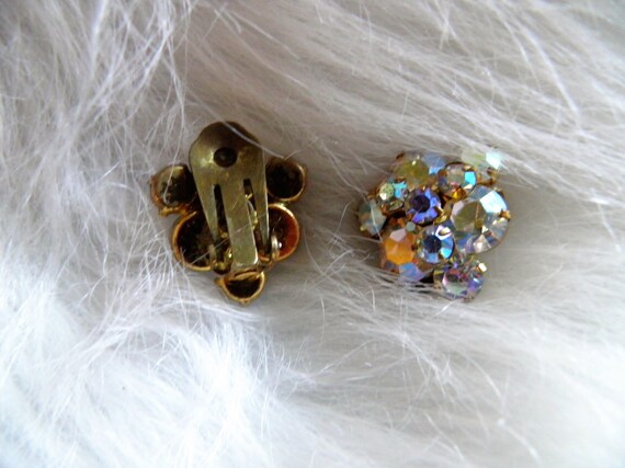 HOLD Vintage Rhinestone Juliana Clip Earrings - image 4