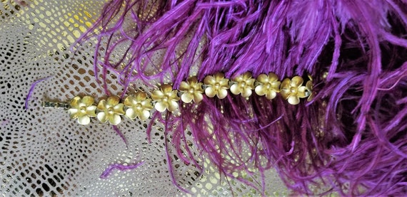 Bracelet, Antique Flower Gold Filled Antique Brac… - image 5