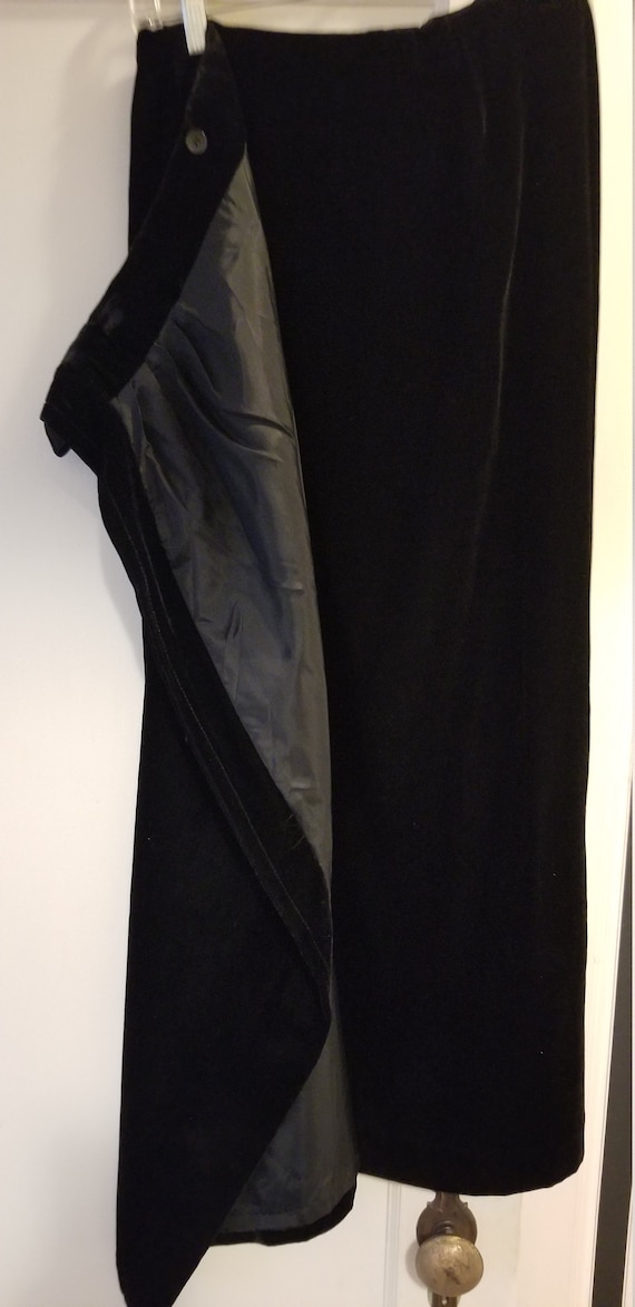 Velvet Skirt, Beautiful Rayon Silk Velvet High End