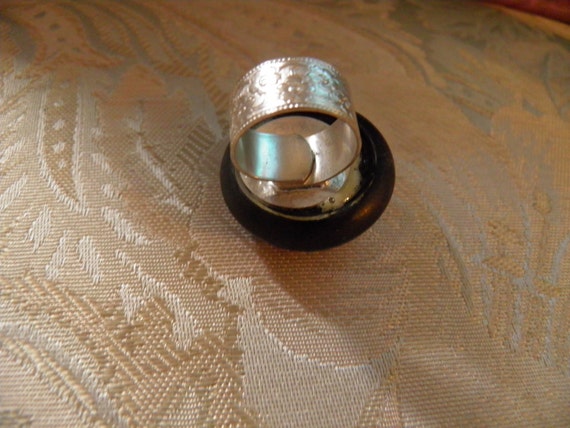 Ring, Vintage Outstanding Rhinestone Bold Ring, R… - image 3