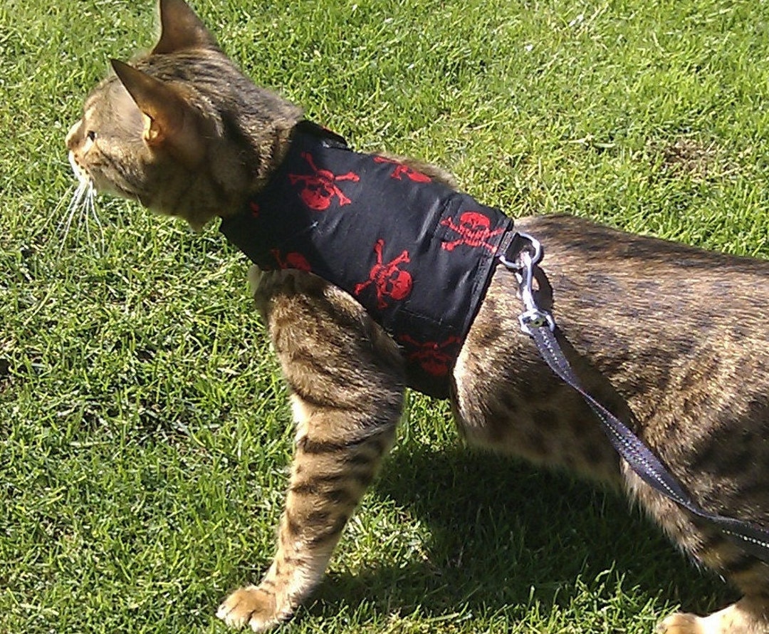Custom Made to Order Cat Harness / Walking Jacket by Land Etsy