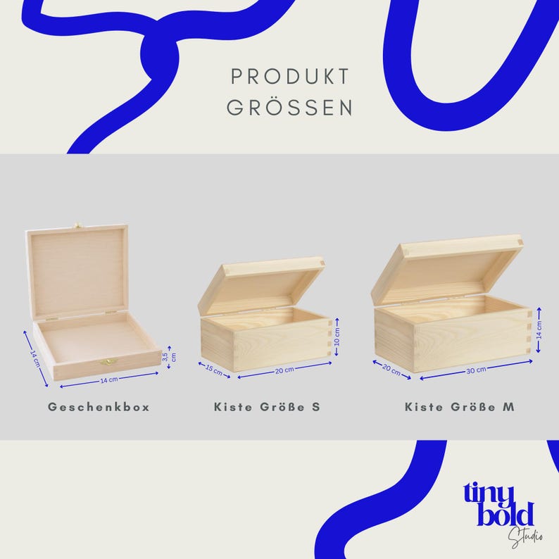Personalisierte florale Erinnerungskiste mit Namen & Datum | Holzbox mit Deckel | Geschenk Hochzeit Brautpaar Briefbox Truhe Kartenbox Blume Bild 3
