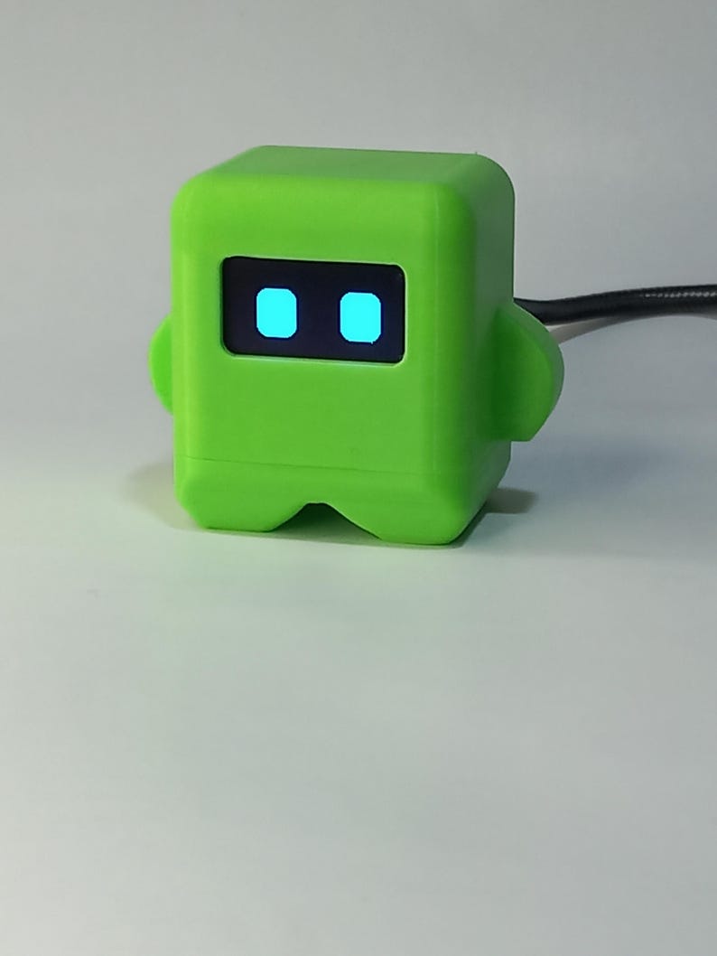 Mini Desk Pet Robot With Moving Eyes | Touch Control Desk Companion Toy ...