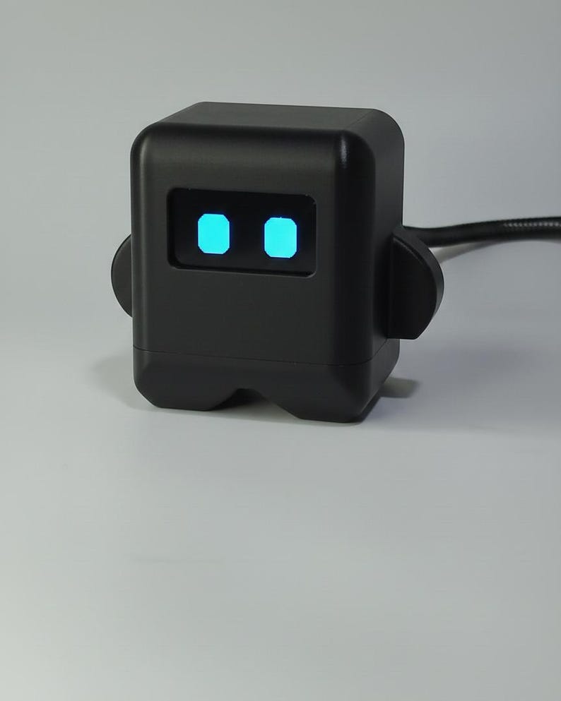 Mini Desk Pet Robot With Moving Eyes | Touch Control Desk Companion Toy ...