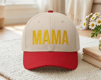 Custom Embroidered Mama Hat: Mama Baseball Cap