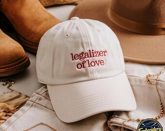 Gorra bordada "Legalizer Of Love", regalo para oficiante de bodas