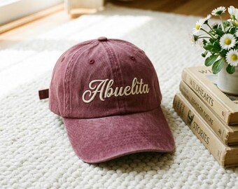 Personalized Abuelita Embroidered Hat,Grandma Hat,Abuela Gift For Women,Mothers Day Gift For Abuelita, New Grandma Gift Cap