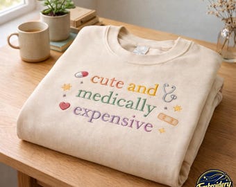 Embroidered Medical Patient Sweatshirt – Chronic Illness Awareness Apparel