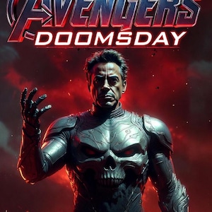 コミックヒーローのドゥームズデイ風スマホカバーデザイン – スーパーヒーロー映画風スマホケース（印刷可能、ZIPファイル）