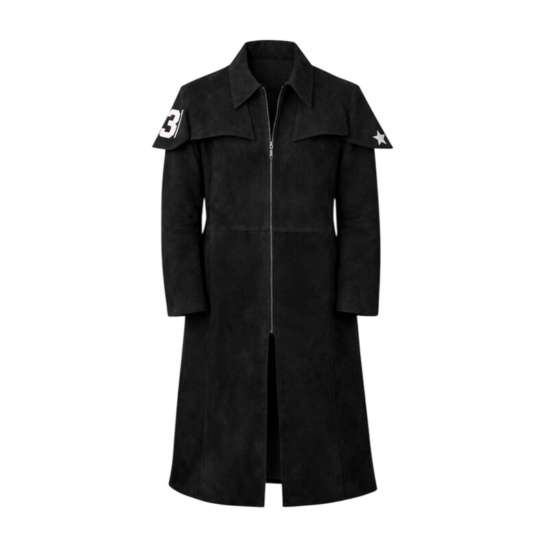 NCR Ranger Inspired A7 Brown Duster | Long Black Suede Leather Coat ...
