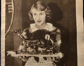 1929 Ciné-Miroir – Lucienne Legrand Omslag – Franska filmtidningen