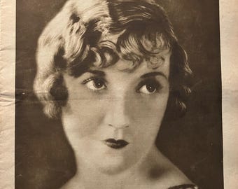 1929 Ciné-Miroir Magazine — Constance Talmadge Cover — Norma Shearer Feature — French Cinema