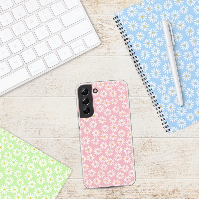 Pastel Daisy Digital Paper Pack | Flowers Seamless Patterns | Floral Printable Scrapbook Paper | Daisies Backgrounds image 9