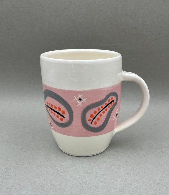 MUG, large, mid century modern design