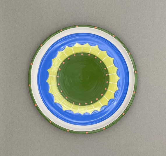 PLATE, medium, serving, eating, decor, modern, colorful, whimsical