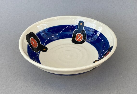 BOWL, medium, serving, modern, geometric