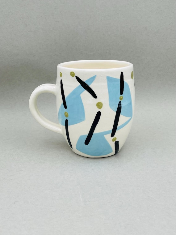 MUG, large, coffee, tea, modern, geometric