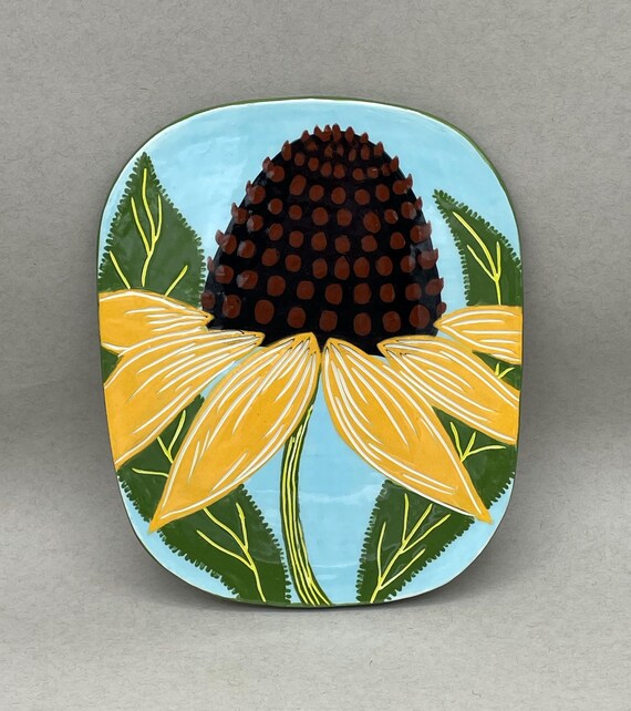 SPOON REST or small plate, sushi plate, key holder, wall decor