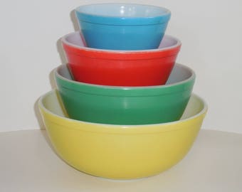Pyrex mixing bowls | Etsy Pyrex mixing bowls | Etsy