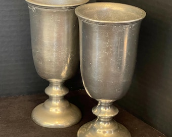 Vintage 1960'sgerman Pewter Beaker by Gnadental Zinn Eduard Scholl