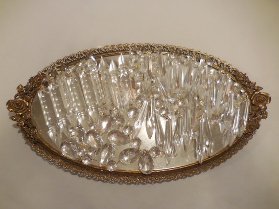 Crystal Chandelier Hanging Crystals and Pendents Assorted Sizes