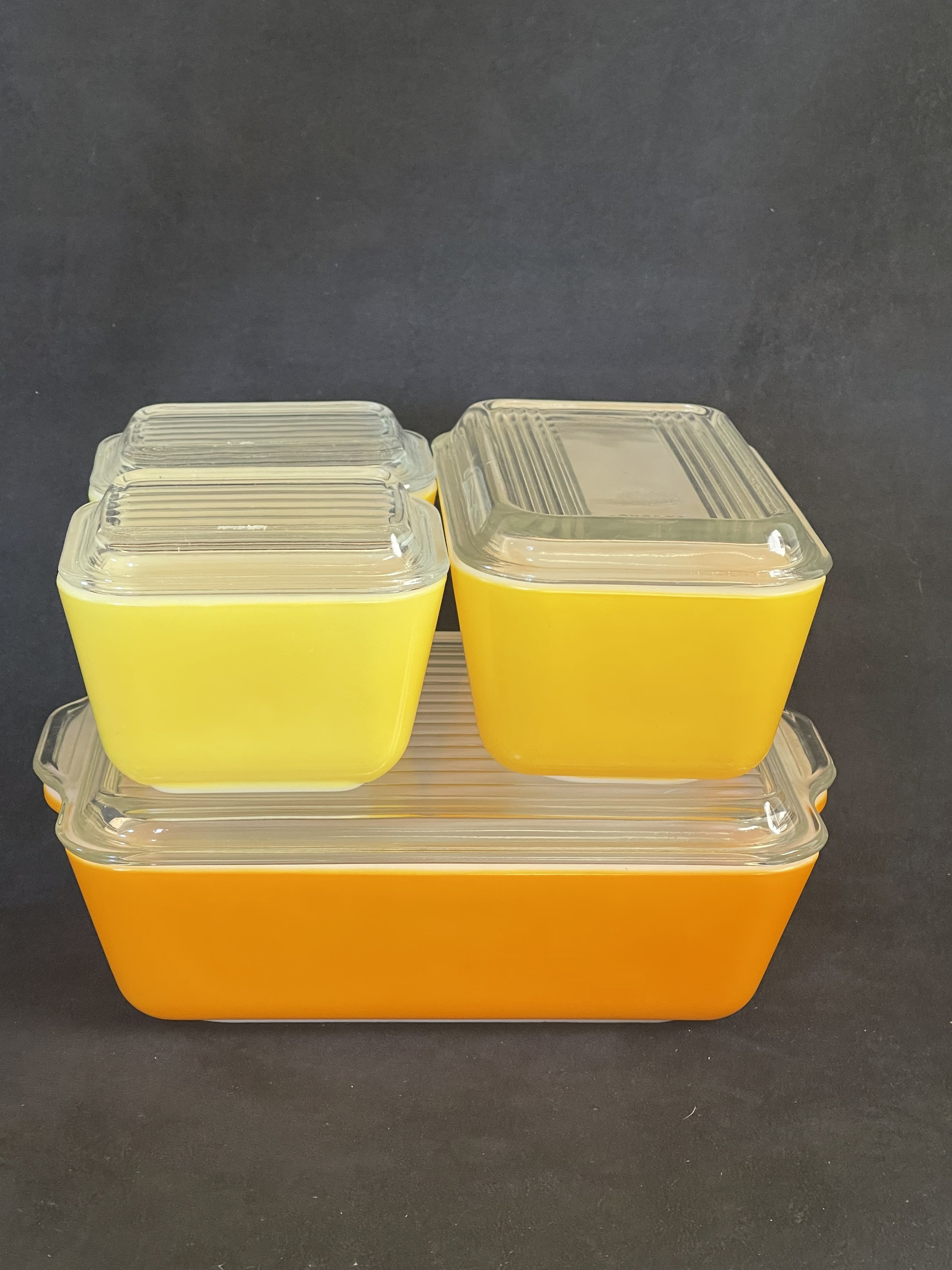 Pyrex Citrus Refrigerator Dishes Fridgies Full Set Citrus Etsy