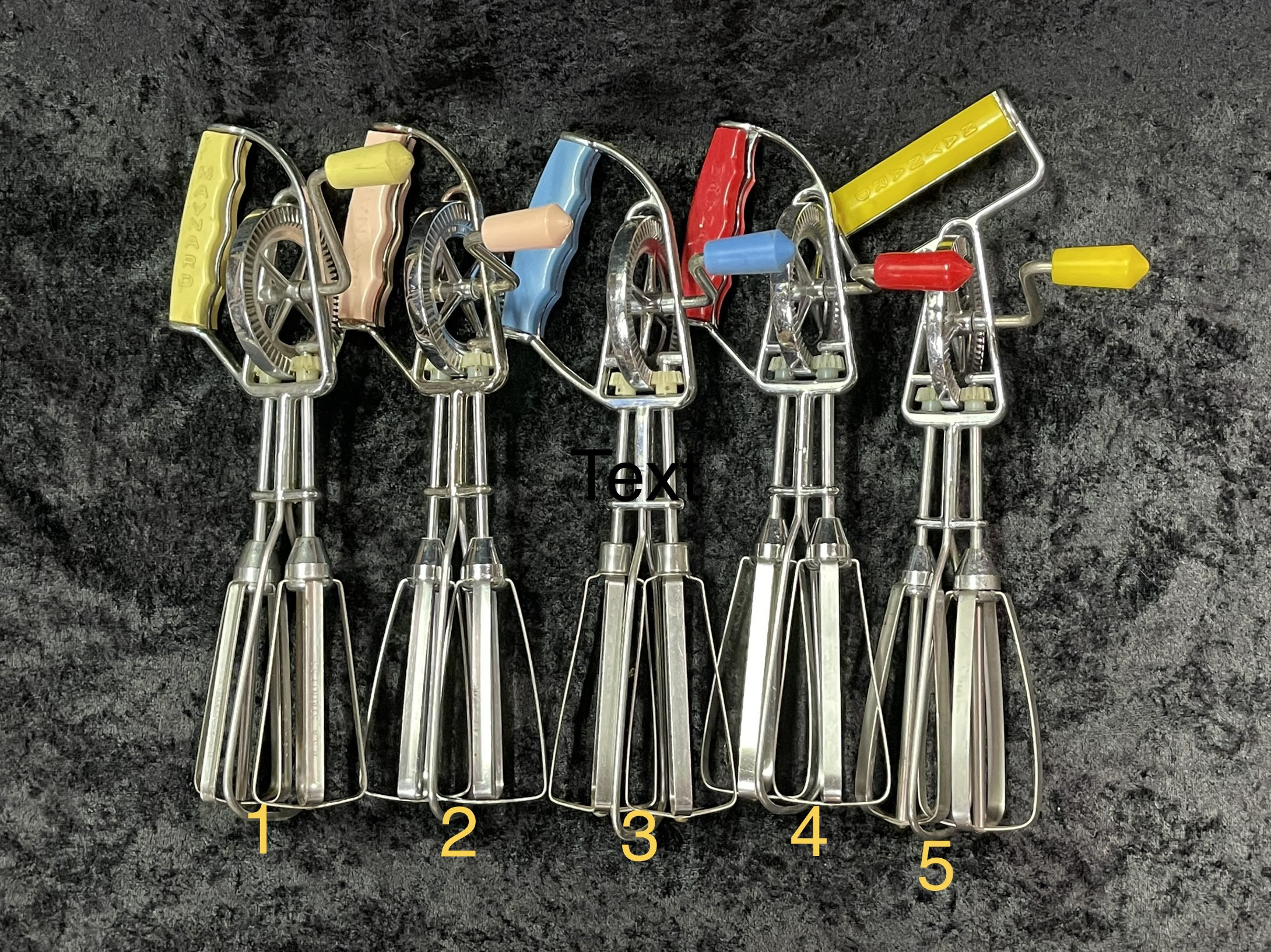 Vintage Maynard Hand Mixers Egg Beaters Choice of Color Etsy