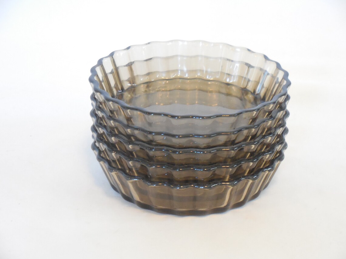 Arcuisine France Individual Glass Tart Pans | Etsy