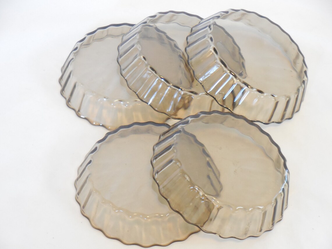 Arcuisine France Individual Glass Tart Pans Etsy