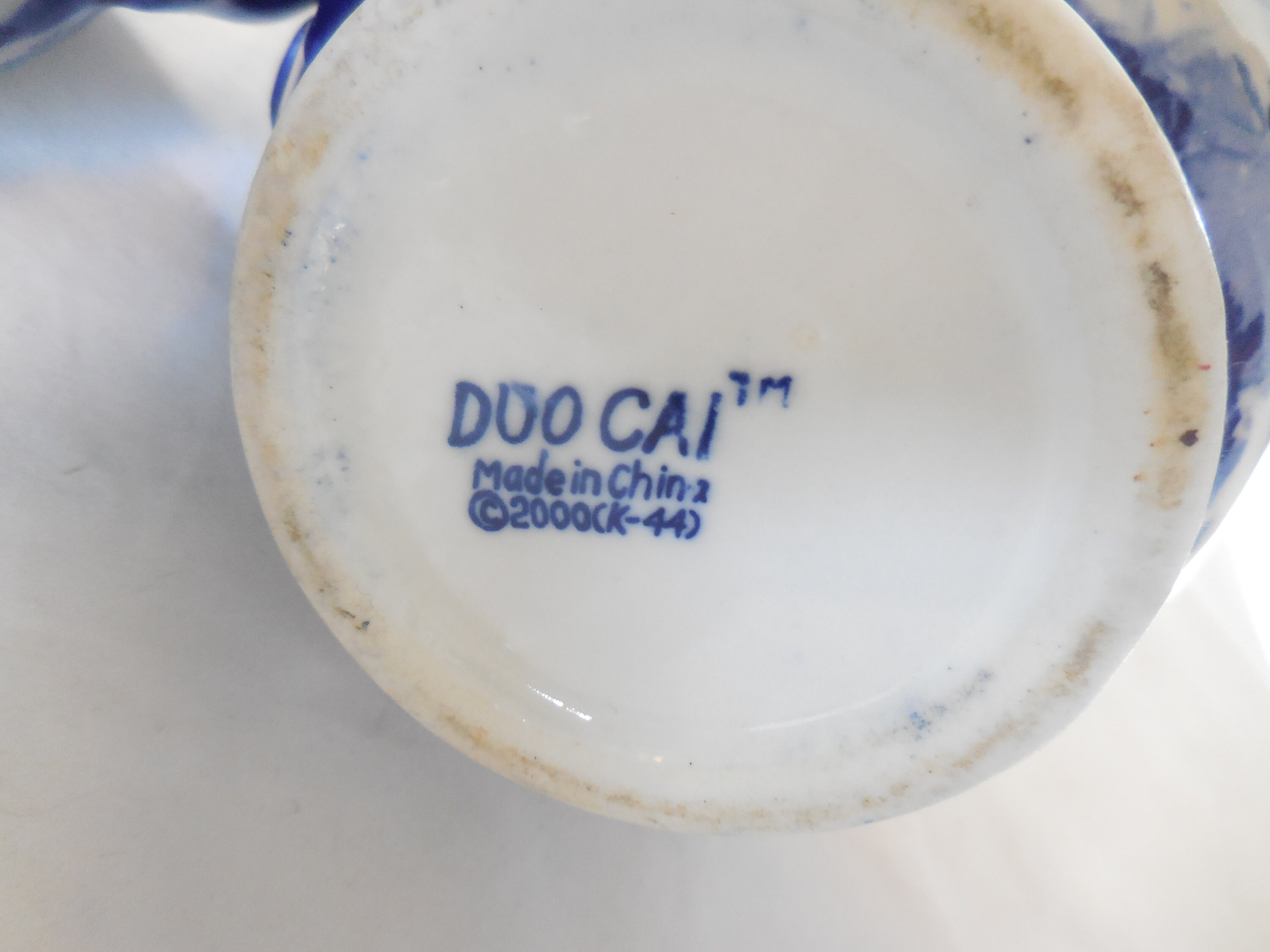 Duo Cai Blue and White Ceramic Pitcher, Made in China - Etsy