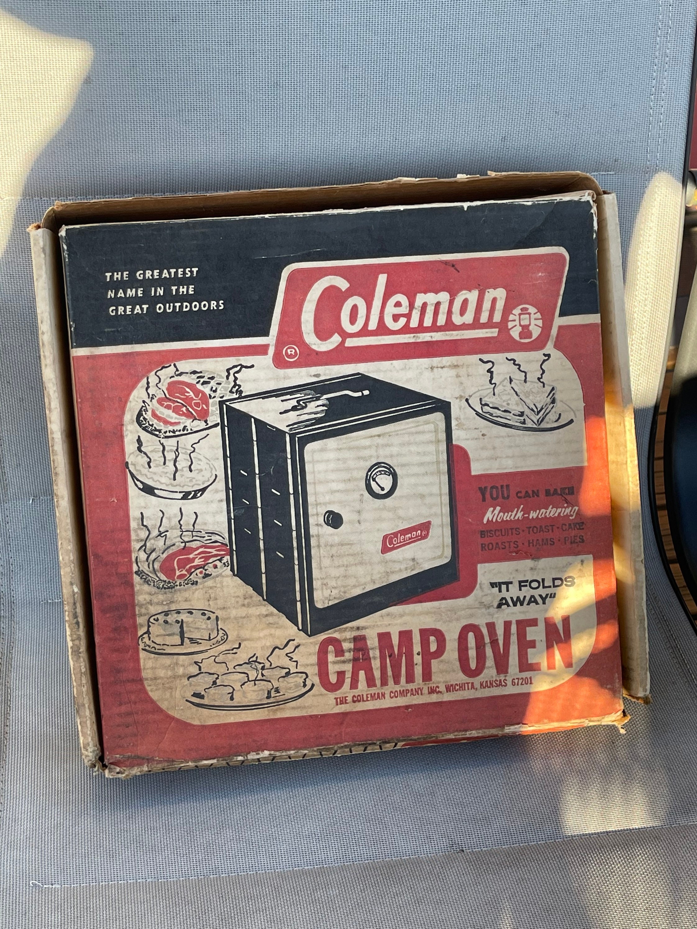 Vintage Coleman Camp Oven IOB for Camping Model No. 5010A700
