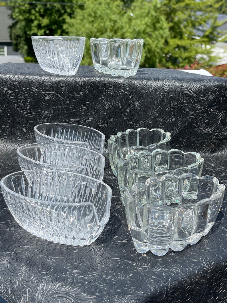 Princess House Crystal Silverware Caddy Ribbed Design OR Etsy