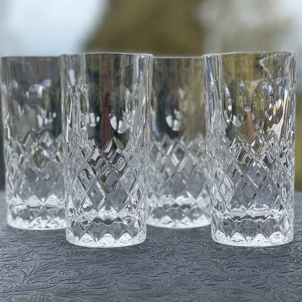 Toscany "Yale" High Ball Glasses, Set of Four