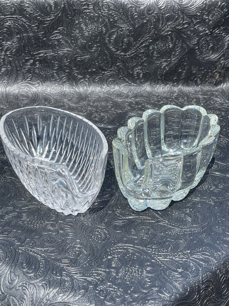 Princess House Crystal Silverware Caddy Ribbed Design OR Etsy