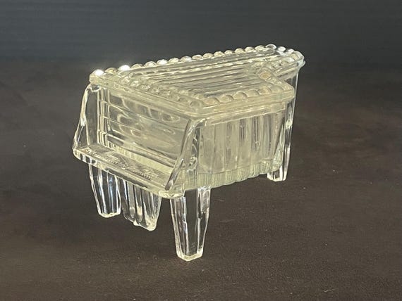 Crystal Grand Piano Trinket Box