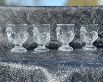 Vintage Cristal d'Arques EMERALD GREEN STEM Luminarc 3 6.5 Wine Glasses FRANCE