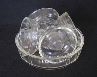 Vintage Glasbake Bundt Dishes, Queen Anne and Little Princess Bundt Molds