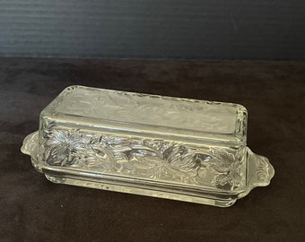 Princess House Fantasia Covered Butter Dish