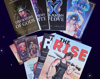 Boekenbox Monstrous Whims-serie (gesigneerde paperbacks + kunstafdrukken + tarotkaarten)