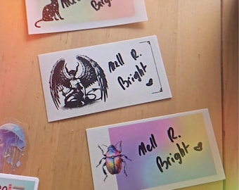Signed bookplates (3 stickers)