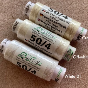 バルコニー リネン レース糸 50/4 - シングルスプール