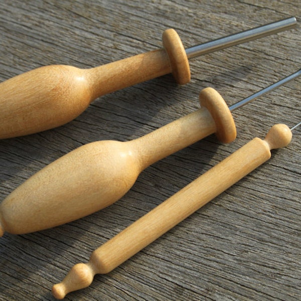 Lacemaking Tools - Lazy Susan, pin lifter and pin pusher